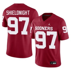 #97 Crimson Game Alex Shieldnight OKLA Sooners Men's Jersey 249202-197