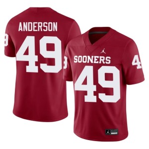 Crimson Ben Anderson 2026 OU Mens #49 Jerseys 688021-738