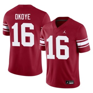 Throwback Danny Okoye Crimson #16 Oklahoma Men 2026 Jerseys 829624-328