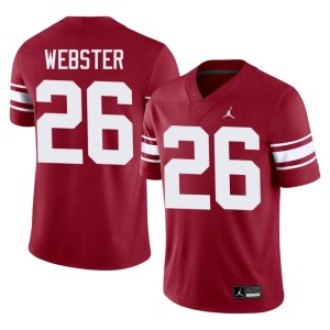 Throwback Crimson 2026-27 Elgee Webster Men Sooner State #26 Jersey 712317-357