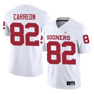 Men Oklahoma White NCAA Ivan Carreon #82 Jerseys 447645-827