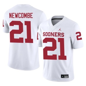 OU White Alumni #21 Jeremiah Newcombe Men Jersey 409959-281