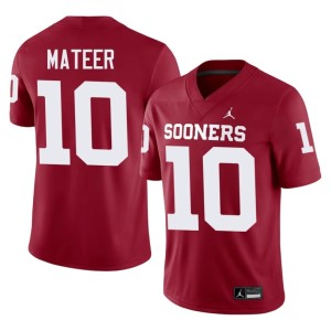 John Mateer Limited #10 Oklahoma Crimson Men Jersey 922965-852