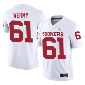 White 2026-27 Oklahoma #61 Men's Kenneth Wermy Jersey 833103-915