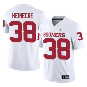 Boomer Sooner Owen Heinecke Men #38 White 2026 Jersey 483236-844