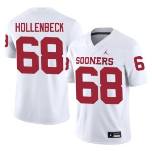 Owen Hollenbeck High School White Men's OU Sooners #68 Jersey 448522-407