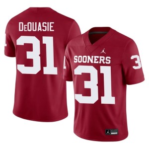 Reed DeQuasie Crimson Sooners Alumni #31 Mens Jerseys 218674-135