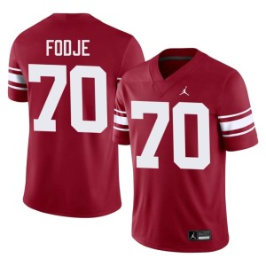 Throwback Ryan Fodje #70 Sooner State Crimson 2026-27 Men's Jerseys 174977-974