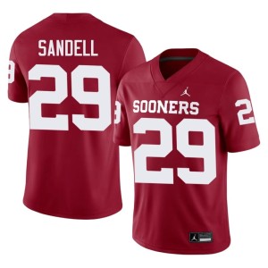 Crimson Player Tate Sandell OKLA #29 Men's Jerseys 641338-122