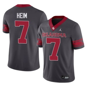 Alternate Taylor Heim Mens 2026-27 Anthracite OU #7 Jerseys 862878-542