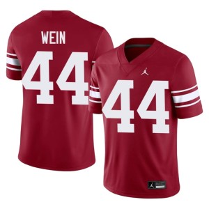 Throwback Men's Alumni Taylor Wein Sooners #44 Crimson Jersey 603959-850