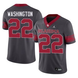 Alternate Anthracite Trynae Washington Player OKLA #22 Mens Jerseys 450843-339