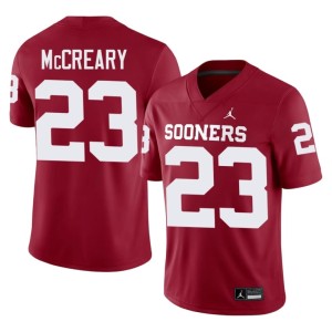 Men's Ben McCreary OU Crimson 2026-27 #23 Jersey 220183-664