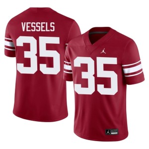 Throwback Billy Vessels Oklahoma Sooners #35 2026 Mens Crimson Jersey 854120-320