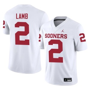 White College CeeDee Lamb Men #2 Boomer Sooner Jersey 496974-769