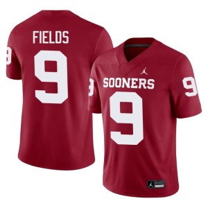 Sooner State Crimson Dakoda Fields Men Player #9 Jersey 757422-817