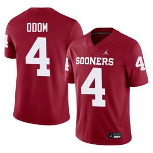 Official OU Mens Daniel Odom #4 Crimson Jerseys 299820-918
