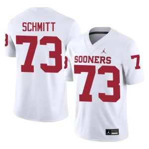 University of Oklahoma Sooners White #73 Limited Men's Deacon Schmitt Jerseys 546723-490