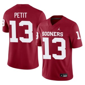 Alumni #13 OU Crimson Jayden Petit Men's Jerseys 322342-923
