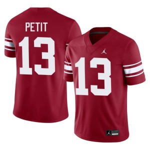 Throwback #13 Men OU Sooners Jayden Petit 2026-27 Crimson Jersey 593881-274