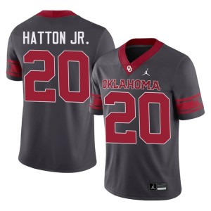 Alternate #20 Sooners Jonathan Hatton Jr. 2026-27 Men Anthracite Jersey 269833-582