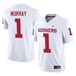 #1 Player OKLA Kyler Murray White Mens Jersey 999090-323