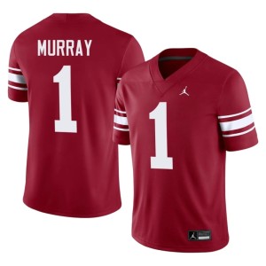 Throwback Men's OKLA Limited #1 Kyler Murray Crimson Jerseys 436933-159