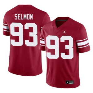 Throwback Oklahoma Men's Lee Roy Selmon University Crimson #93 Jersey 511069-527