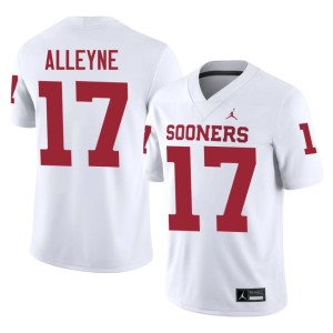 Men's OKLA #17 Alumni Mackenzie Alleyne White Jerseys 144426-904