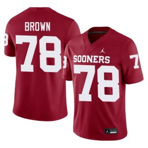 Football Men's Crimson #78 Sooner State Orlando Brown Jersey 166371-169