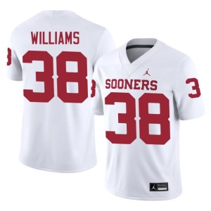 Roy Williams White OKLA College Mens #38 Jerseys 504372-602
