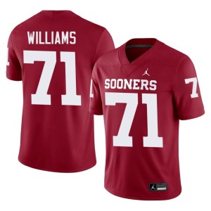 Oklahoma Mens Trent Williams Game #71 Crimson Jersey 504973-305