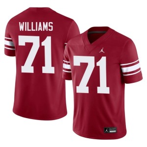 Throwback Men Football Crimson #71 OKLA Sooners Trent Williams Jersey 474025-772