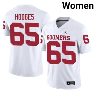 #65 Womens College White OKLA Ace Hodges Jerseys 151024-670