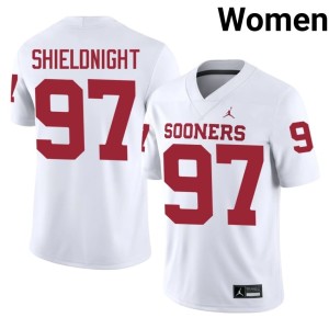 White Women's Alex Shieldnight Sooner State #97 High School Jersey 899881-824