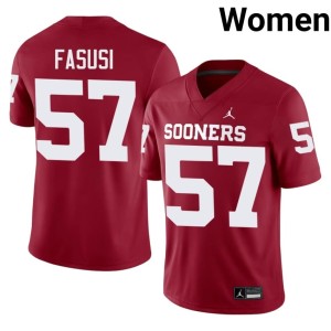 Gunnar Allen Crimson Sooner State Women's Alumni #57 Jersey 750201-926