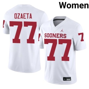 White Heath Ozaeta #77 OU High School Womens Jersey 739626-288