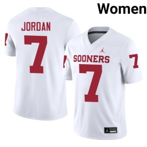 Replica White Women's #7 OKLA Jacob Jordan Jerseys 695550-926