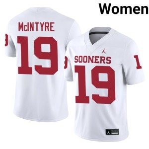 White Kade McIntyre Oklahoma Womens Limited #19 Jersey 390381-283