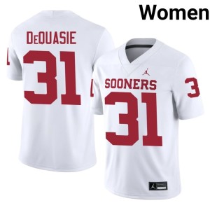 #31 Reed DeQuasie White NCAA Womens OU Jerseys 313977-468