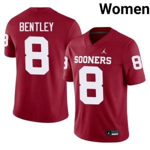 Bowe Bentley NCAA OKLA Women's Crimson #8 Jersey 583237-319