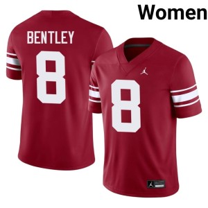 Throwback #8 OU 2026-27 Bowe Bentley Women's Crimson Jerseys 103466-388