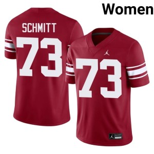Throwback Sooners #73 Womens 2026-27 Crimson Deacon Schmitt Jersey 943018-818
