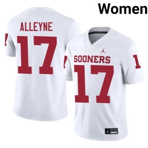 White Sooner State Women Mackenzie Alleyne Embroidery #17 Jersey 846958-416