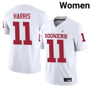 #11 White Trell Harris OKLA Limited Women Jersey 658603-302