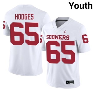 #65 Alumni Ace Hodges White Youth OU Jersey 404184-171