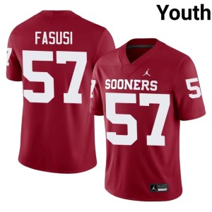 OU Crimson Gunnar Allen Replica Youth #57 Jersey 809974-457
