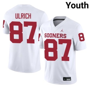 Jacob Ulrich #87 White Youth Player Sooner State Jerseys 271224-360