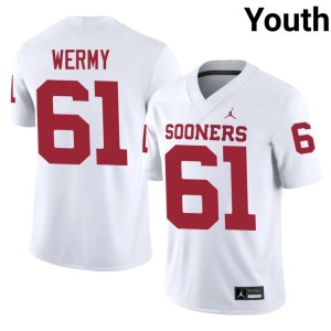 Kenneth Wermy Youth White #61 Official OKLA Jerseys 166921-865