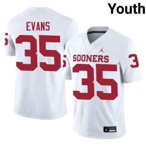 White Sooner State Game Liam Evans Youth #35 Jerseys 858751-810